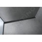 Hansgrohe RainDrain Flex - Caniveau de douche linéaire avec grille en inox 1000, installation contre le mur, découpable, noir Hansgrohe RainDrain Flex - Caniveau de douche linéaire avec grille en inox 1000, installation contre le mur, découpable, noir