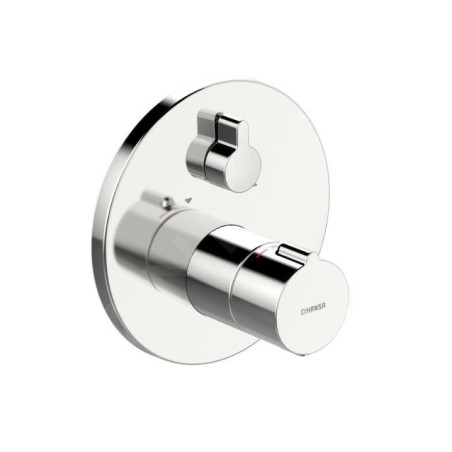 Hansa Home - Mitigeur thermostatique encastré de baignoire pour 2 sorties, chrome 88623045