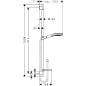 Hansgrohe Raindance Select E - Set de douche 120, 3 jets, EcoSmart 9 l/min, blanc/chrome 26623400 Hansgrohe Raindance Select E - Set de douche 120, 3 jets, EcoSmart 9 l/min, blanc/chrome 26623400