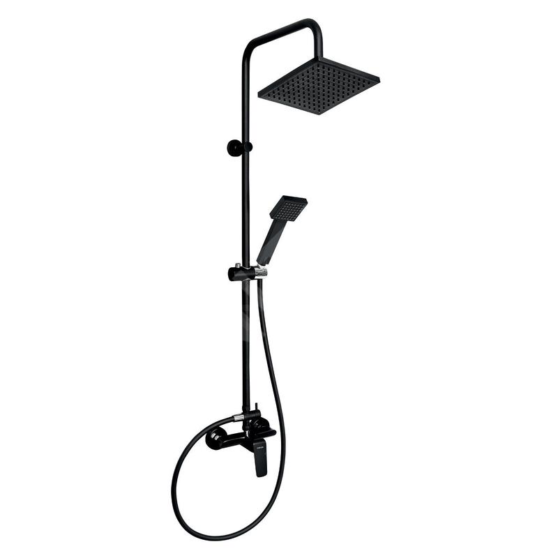 Novaservis Nobless Tina - Set de douche avec mitigeur, noir SET043/38,5