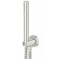 Steinberg 100 - Ensemble de pommeau de douche, support et flexible, nickel brossé 100 1670 BN