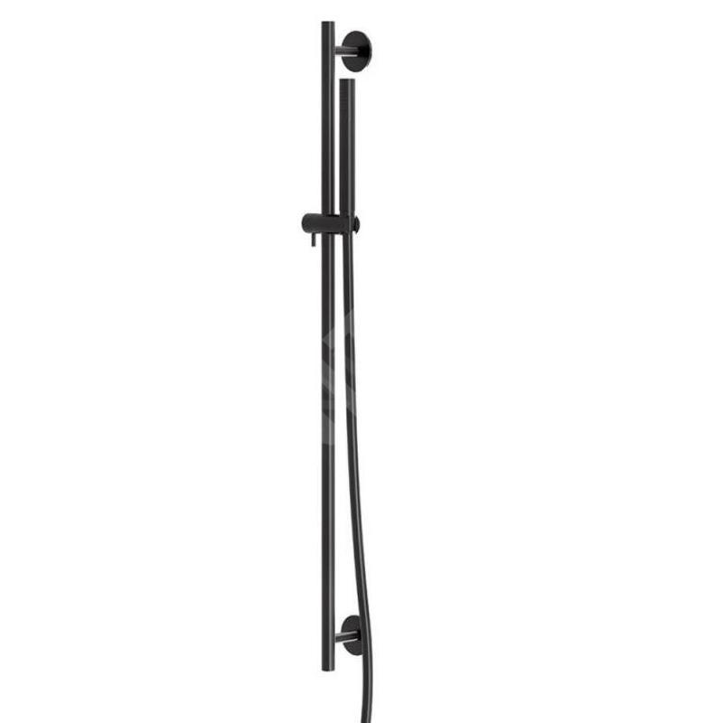 Steinberg 100 - Ensemble de pommeau de douche, barre et flexible, noir mat 100 1601 S