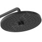 Ideal Standard CeraTherm - Set de douche avec thermostat, diamètre 26 cm, 2 jets, noir soyeux A7210XG