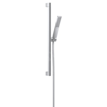 Hansgrohe Pulsify E - Set pomme de douche, barre et flexible, EcoSmart+, chrome 24371000