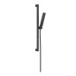 Hansgrohe Pulsify E - Set de pommeau de douche, barre et flexible, EcoSmart+, noir mat 24371670