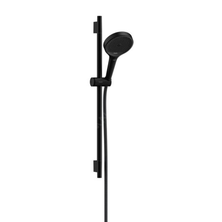Hansgrohe Rainfinity - Set pomme de douche, barre et flexible, 3 jets, EcoSmart, noir mat 28746670