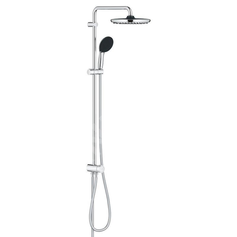 Grohe Vitalio Start - Set de douche sans mitigeur, diamètre 25 cm, 2 jets, chrome 26989001 Grohe Vitalio Start - Set de douche sans mitigeur, diamètre 25 cm, 2 jets, chrome 26989001