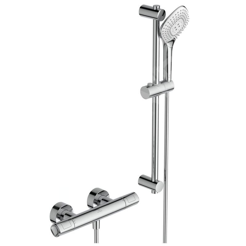 Ideal Standard CeraTherm - Colonne de douche avec thermostat, 3 jets, chrome A7234AA Ideal Standard CeraTherm - Colonne de douche avec thermostat, 3 jets, chrome A7234AA