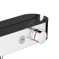 Hansgrohe Pulsify Select - Set de douche Relaxation avec thermostat, 3 jets, avec barre 900 mm, chrome 24270000
