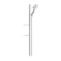 Hansgrohe Raindance - Set de douche Select S 120, 3 jets, barre de douche 1,50 m, blanc/chrome 27646400