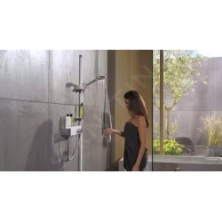 Hansgrohe Raindance - Set de douche Select S 120, 3 jets, barre de douche 1,50 m, blanc/chrome 27646400