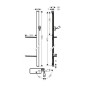 Hansgrohe Unica'E - Barre de douche 1500 mm avec flexible de douche, chrome 27645000