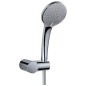 Ideal Standard Idealrain - Set de douche M3 avec douchette 100 mm, 3 jets, chrome B9452AA