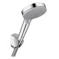 Hansgrohe Vernis Blend - Set douchette à main, 2 jets, support et flexible, chrome 26273000