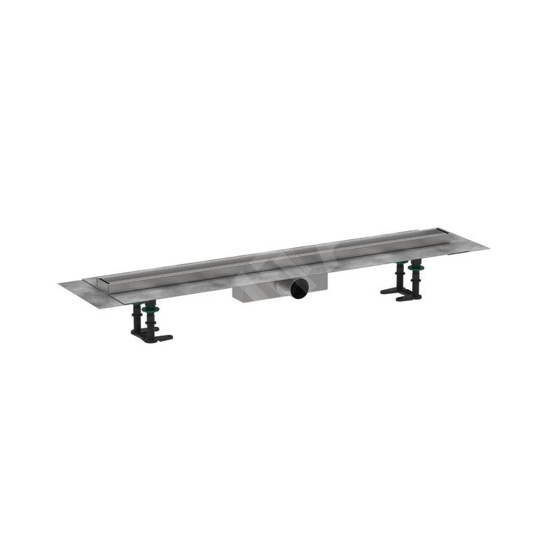 Hansgrohe RainDrain Compact - Caniveau de douche 90 cm pour insertion de carreaux, avec grille 56181000