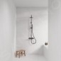 Steinberg 250 - Set de douche avec thermostat, diamètre 200 mm, noir mat 250 2721 S Steinberg 250 - Set de douche avec thermostat, diamètre 200 mm, noir mat 250 2721 S