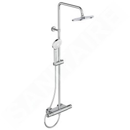 Ideal Standard CeraTherm - Colonne de douche T50 avec thermostat, 200 mm, 3 jets, chrome A7230AA