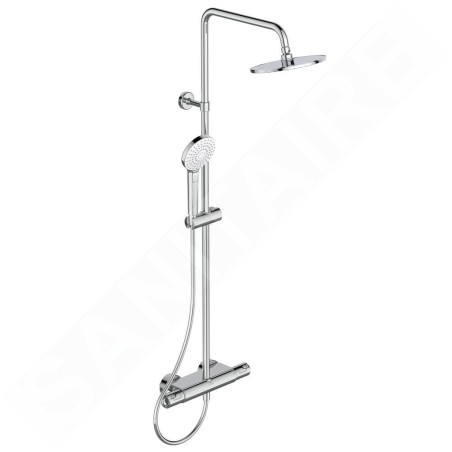 Ideal Standard CeraTherm - Colonne de douche T50 avec thermostat, 200 mm, 3 jets, chrome A7230AA