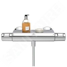 Ideal Standard CeraTherm - Colonne de douche T50 avec thermostat, 200 mm, 3 jets, chrome A7230AA