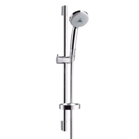 Hansgrohe Croma 100 - Set douchette Multi 3 jets / barre murale Unica'S 0,65 m, chrome 27775000