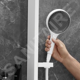 Hansgrohe Rainfinity - Colonne de douche Showepipe 360, 1jet, chrome 26842000