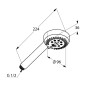 Kludi Logo - Douchette, chrome 6830005-00