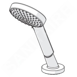 Hansa Activejet - Tête de douche pour bord de baignoire, chrome 53249440