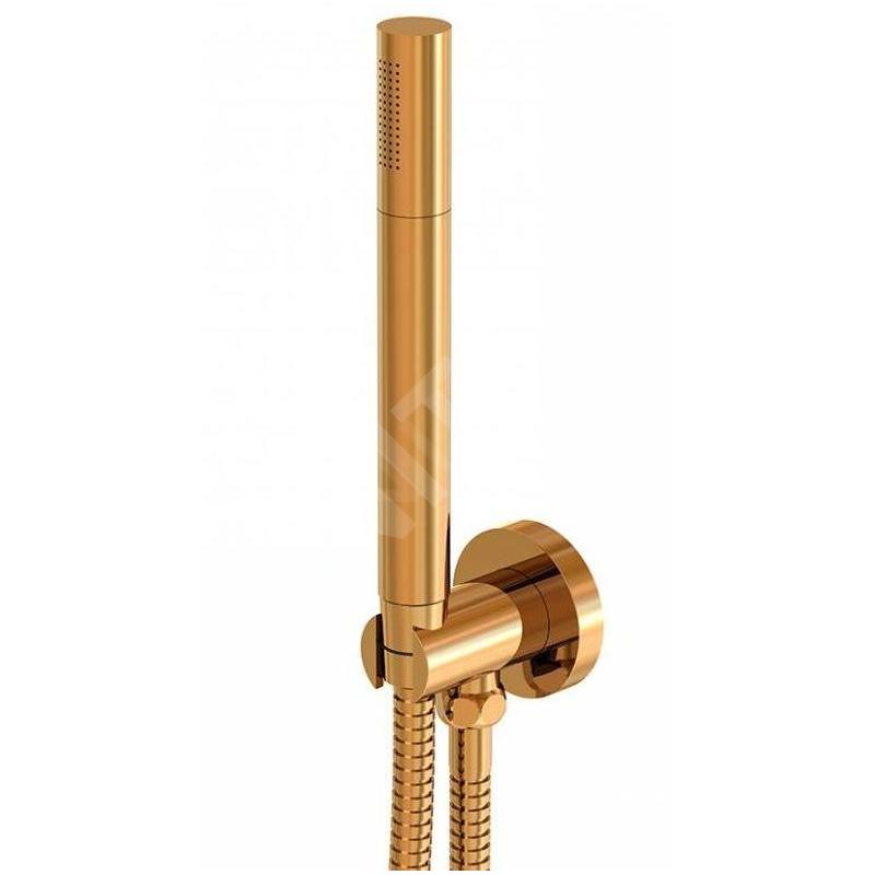Steinberg 100 - Ensemble de pommeau de douche, support et flexible, or rose 100 1670 RG