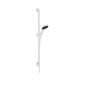 Hansgrohe Pulsify Select - Set de pommeau de douche, 3 jets, EcoSmart, barre de959 mm et flexible, blanc mat 24171700
