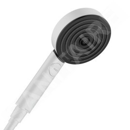 Hansgrohe Pulsify Select - Set de pommeau de douche, 3 jets, EcoSmart, barre de959 mm et flexible, blanc mat 24171700