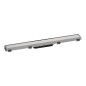 Hansgrohe RainDrain Match - Caniveau de douche linéaire avec grille en inox 700, avec cadre réglable en hauteur, inox brossé Hansgrohe RainDrain Match - Caniveau de douche linéaire avec grille en inox 700, avec cadre réglable en hauteur, inox brossé