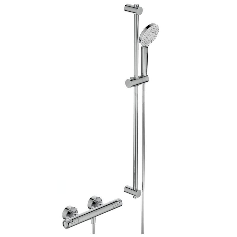 Ideal Standard CeraTherm - Colonne de douche T50 avec thermostat, 3 jets, chrome A7218AA Ideal Standard CeraTherm - Colonne de douche T50 avec thermostat, 3 jets, chrome A7218AA
