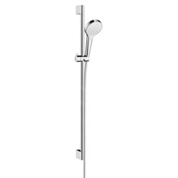 Hansgrohe Croma Select S - Set de douche 1 jet, 0,90m, blanc/chrome 26574400