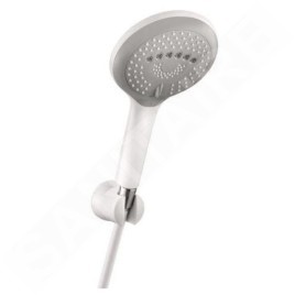 Kludi Freshline - Set de douche 140, 3 jets, blanc/chrome 6795091-00