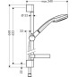 Hansgrohe Croma 100 - Set de douche Mono, 1 jet, chrome 27717000