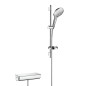 Hansgrohe Raindance Select S - Set de douche avec thermostat, 150 mm, 3 jets, blanc/chrome 27036400 Hansgrohe Raindance Select S - Set de douche avec thermostat, 150 mm, 3 jets, blanc/chrome 27036400