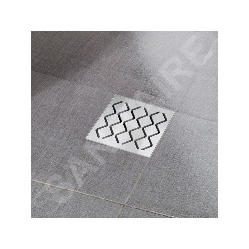 Ravak Accessoires - Siphon de sol en plastique avec grille en inox SN501, 105 mm X01435 Ravak Accessoires - Siphon de sol en plastique avec grille en inox SN501, 105 mm X01435