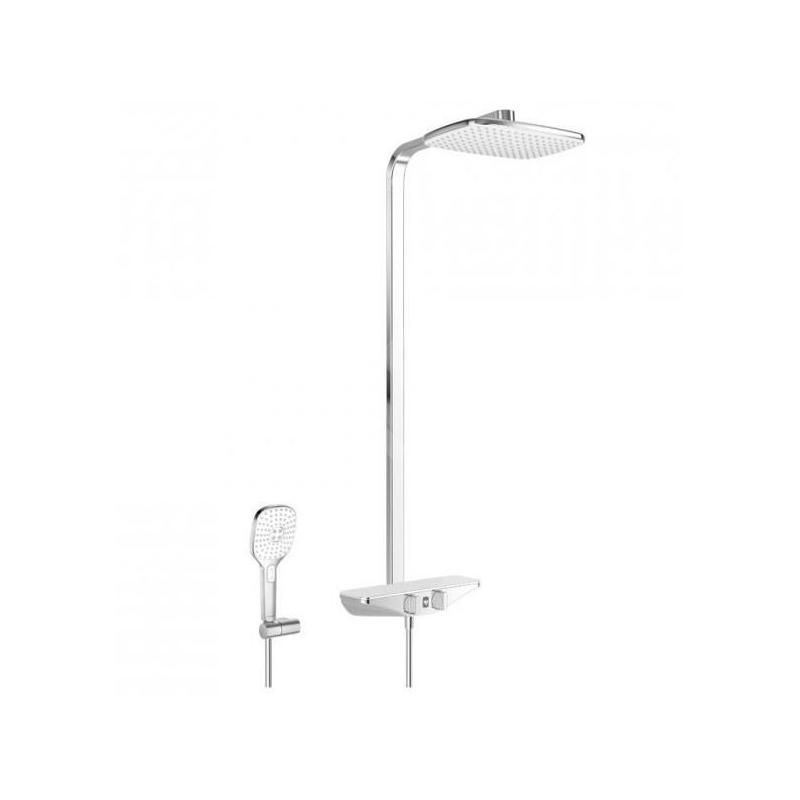 Hansa Emotion - Le set de douche Wellfit avec thermostat, 360x220 mm, blanc/chrome 5865017282 Hansa Emotion - Le set de douche Wellfit avec thermostat, 360x220 mm, blanc/chrome 5865017282
