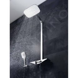 Hansa Emotion - Le set de douche Wellfit avec thermostat, 360x220 mm, blanc/chrome 5865017282