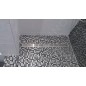 Alcadrain Douchegoten - Bac à douche Simple 650 mm, avec bord pour grille perforée, grille incluse, tapis en acier inoxydable Alcadrain Douchegoten - Bac à douche Simple 650 mm, avec bord pour grille perforée, grille incluse, tapis en acier inoxydable