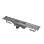 Alcadrain Douchegoten - Caniveau de douche Professional 1050 mm, avec rebord pour grille perforée, inox APZ6-1050 Alcadrain Douchegoten - Caniveau de douche Professional 1050 mm, avec rebord pour grille perforée, inox APZ6-1050