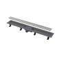 Alcadrain Douchegoten - Caniveau de douche Simple 850 mm, avec bord pour grille perforée, grille incluse, inox mat APZ9-850M Alcadrain Douchegoten - Caniveau de douche Simple 850 mm, avec bord pour grille perforée, grille incluse, inox mat APZ9-850M