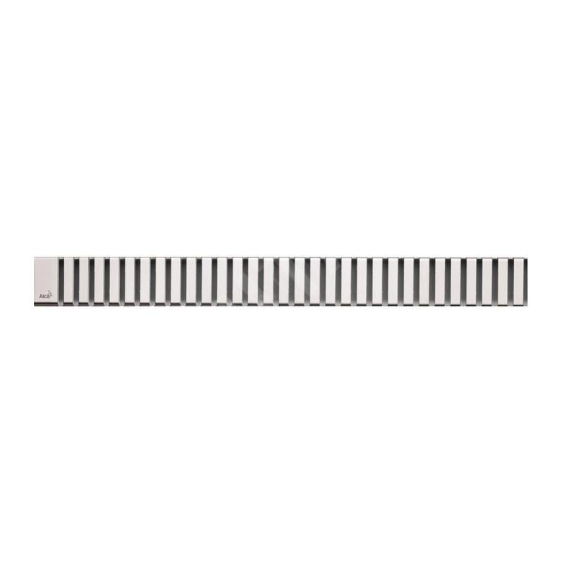 Alcadrain Grilles - Grille pour caniveau à douche d'angle 750 mm, inox mat LINE-750M Alcadrain Grilles - Grille pour caniveau à douche d'angle 750 mm, inox mat LINE-750M