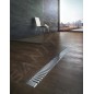Alcadrain Grilles - Grille pour caniveau à douche d'angle 750 mm, inox mat LINE-750M Alcadrain Grilles - Grille pour caniveau à douche d'angle 750 mm, inox mat LINE-750M