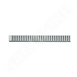 Alcadrain Grilles - Grille pour caniveau à douche linéaire 1150 mm, inox mat LINE-1150M