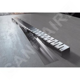 Alcadrain Grilles - Grille pour caniveau à douche linéaire 950 mm, inox mat ZIP-950M