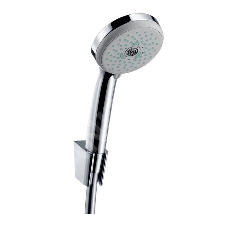 Hansgrohe Croma 100 - Set douchette Multi 3 jets / support de douche Porter’S 1,25 m, chrome 27593000