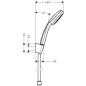 Hansgrohe Croma 100 - Set de douche Mono, chrome 27574000 Hansgrohe Croma 100 - Set de douche Mono, chrome 27574000