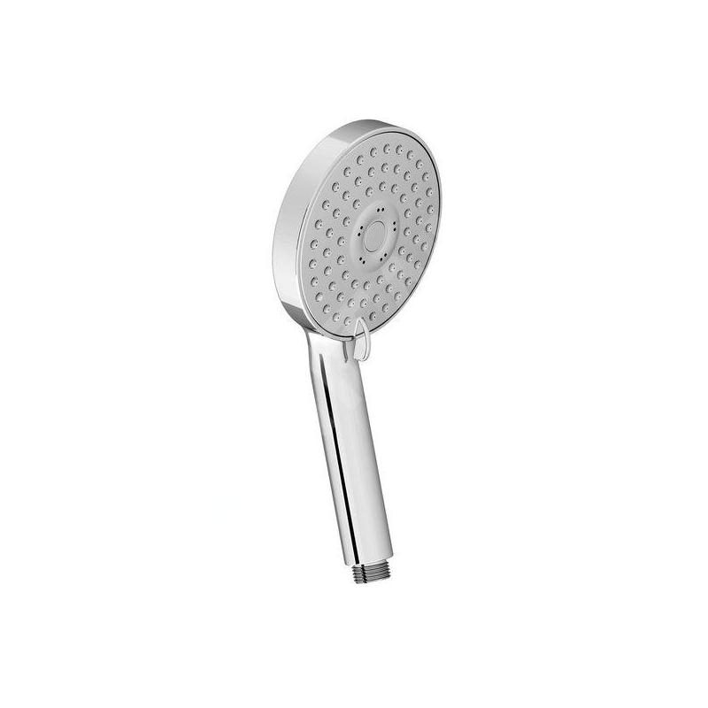 Ravak Douches - Pommeau de douche Flat M 953.00, 3 fonctions, diamètre 118 mm, chrome X07P009