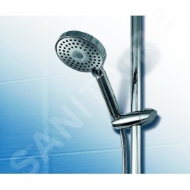 Ravak Douches - Pommeau de douche Flat M 953.00, 3 fonctions, diamètre 118 mm, chrome X07P009